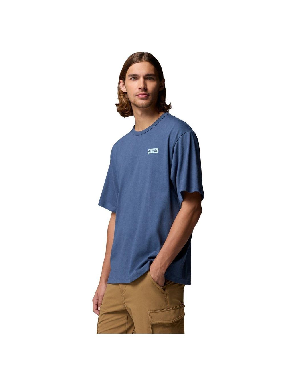Columbia Blue Csc Heavyweight Tee for men