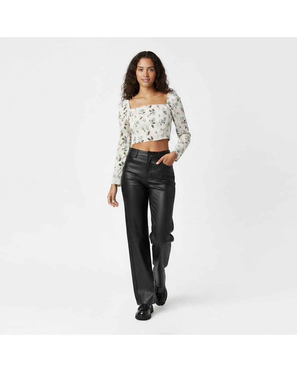 Jack Wills White Long Sleeve Fitted Blouse