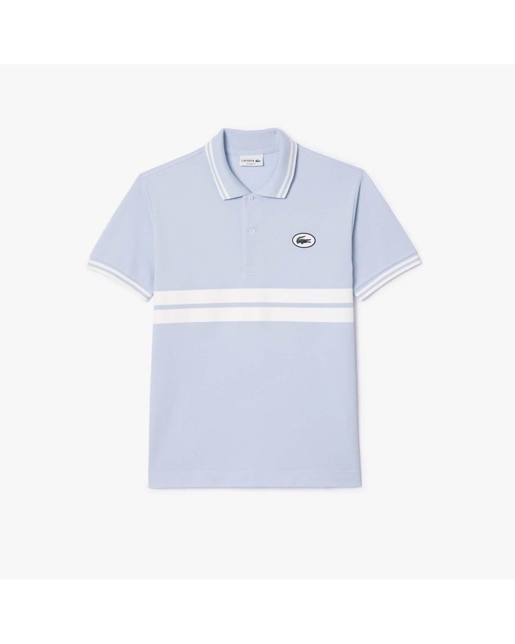 Lacoste Blue Classic-fit Badge Polo Shirt for men