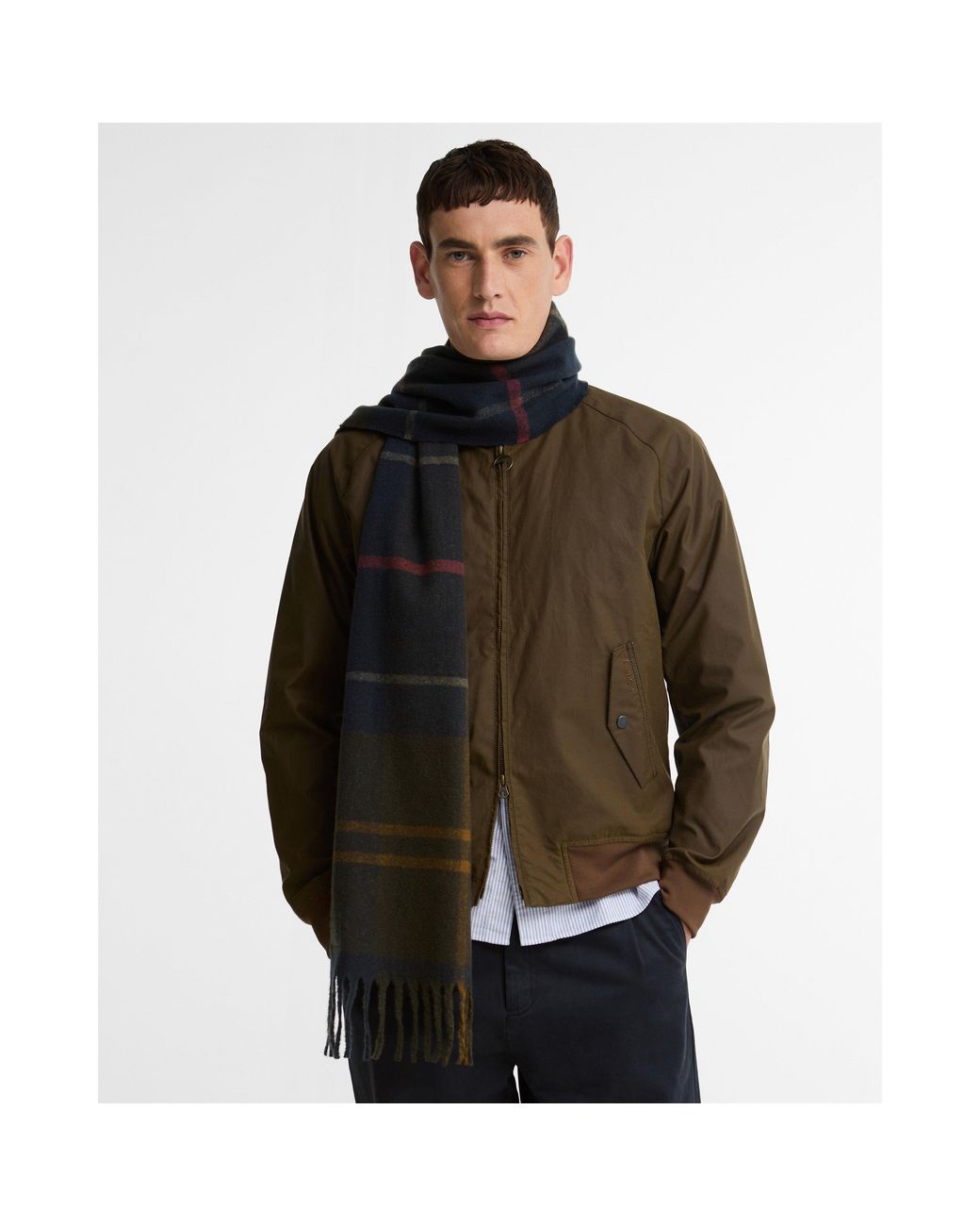 Barbour Blue B.Li Yorklane Trtn Scf 64