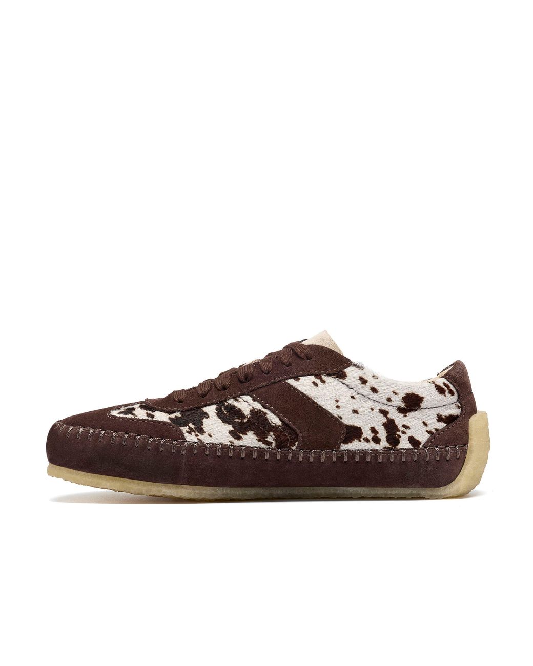 Clarks Brown Tor Low Suede Low-Top Trainers
