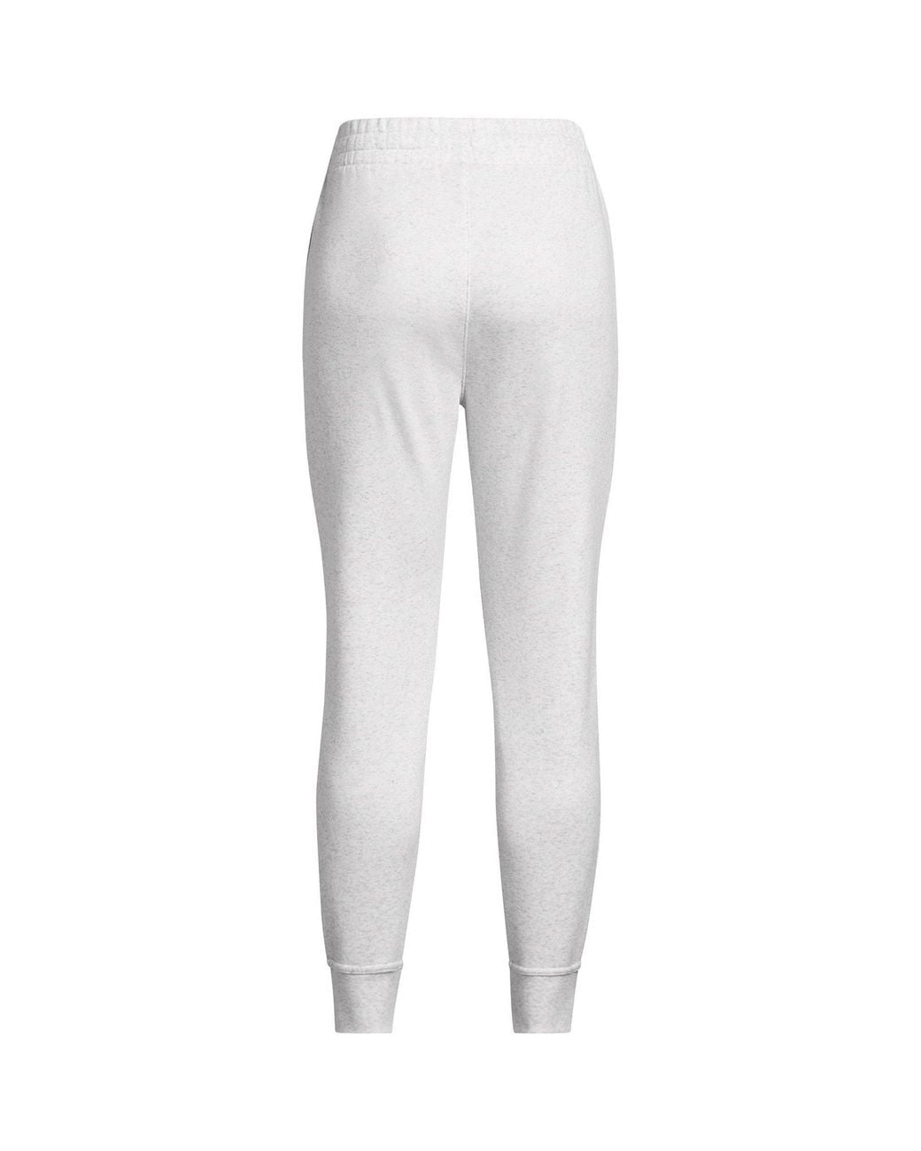 Under Armour White Icon Fleece Jogger