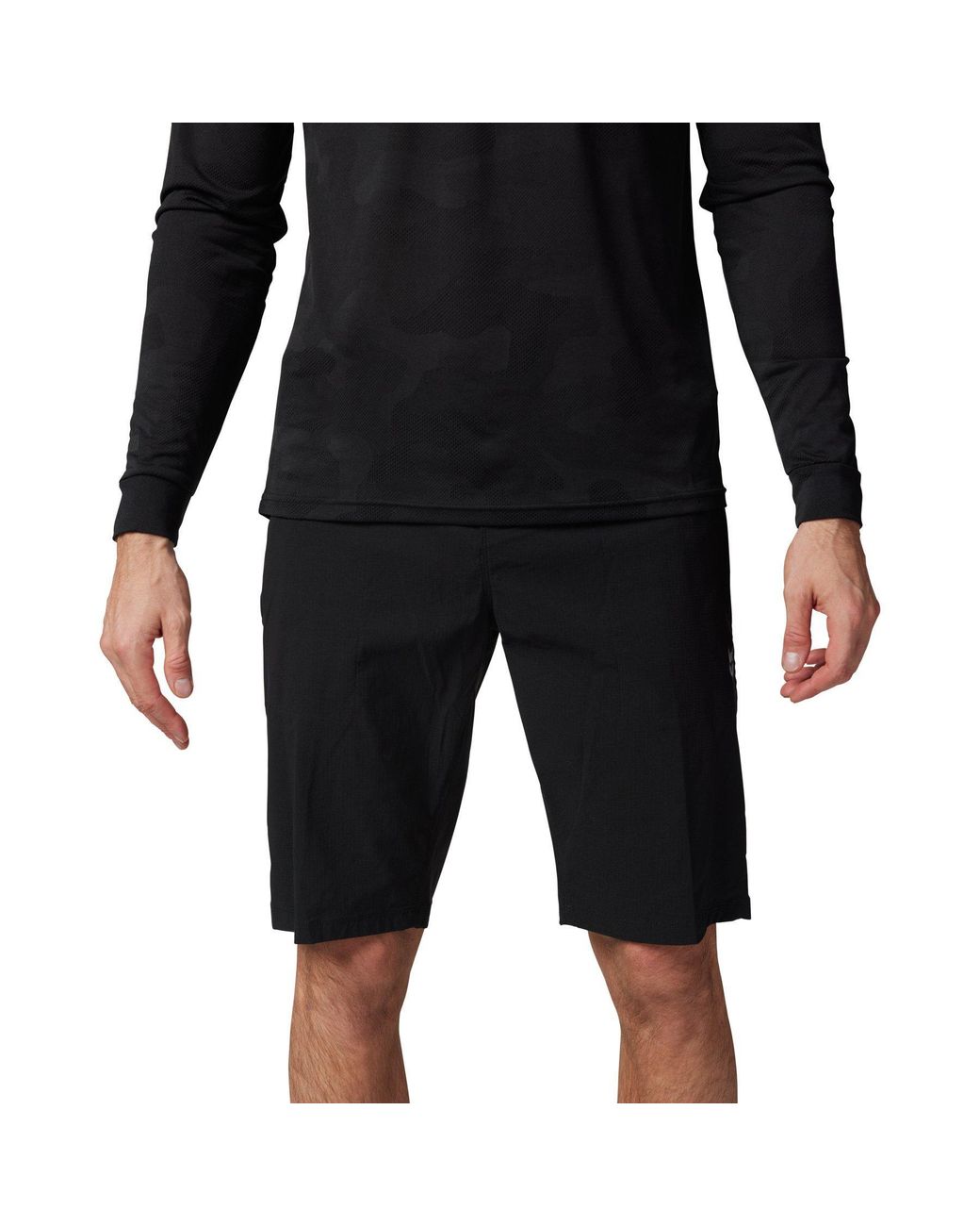 Fox Black Defend Mountain Bike Shorts for men