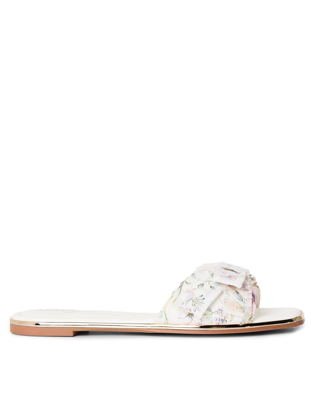 ALDO White Flat Sandals