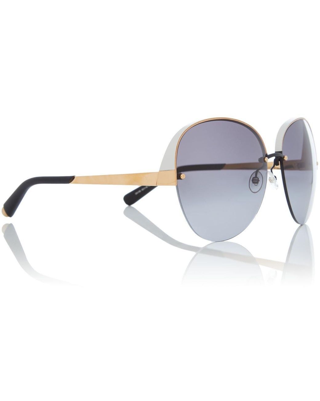 Swarovski Brown Diorsuperbe Cd000816 Oval Sunglasses