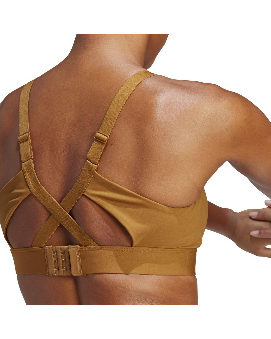 Adidas Brown Tailored Training High-Support Bra