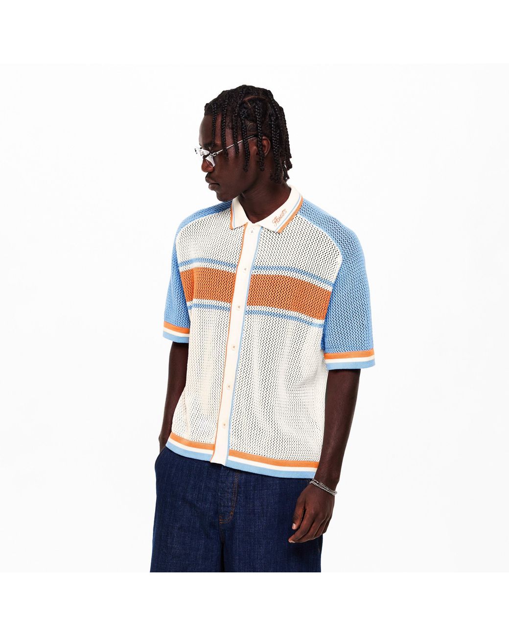 Homies Marbella Multicolor Homies Polo Knit for men