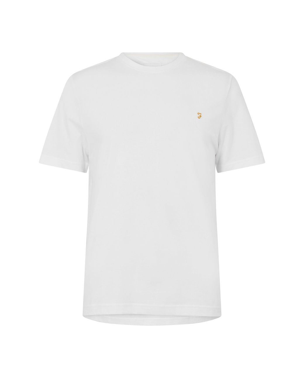 Farah White Harrow Ss T-Shirt for men