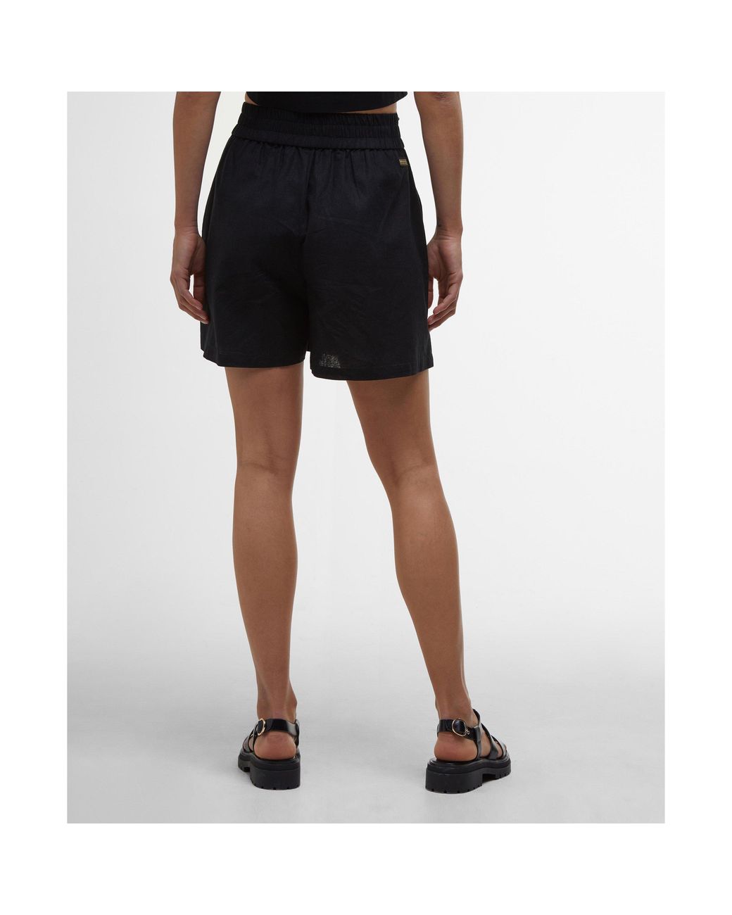 Barbour Black Pryia Shorts