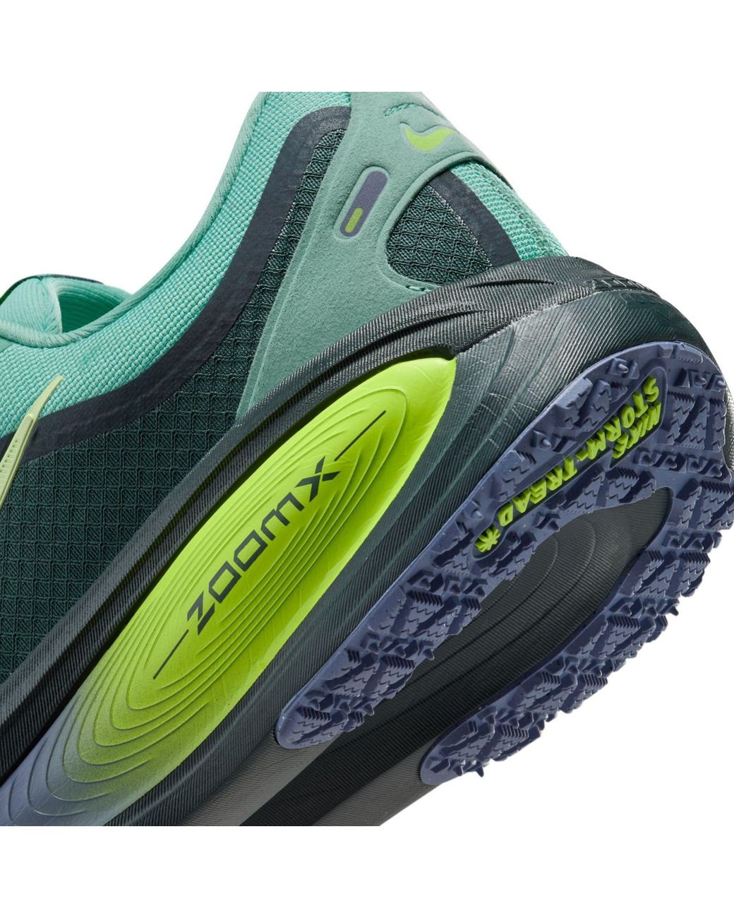 Nike Green Vomero 18 Gore-Tex Waterproof Road Running Shoes With Reflective Accents for men