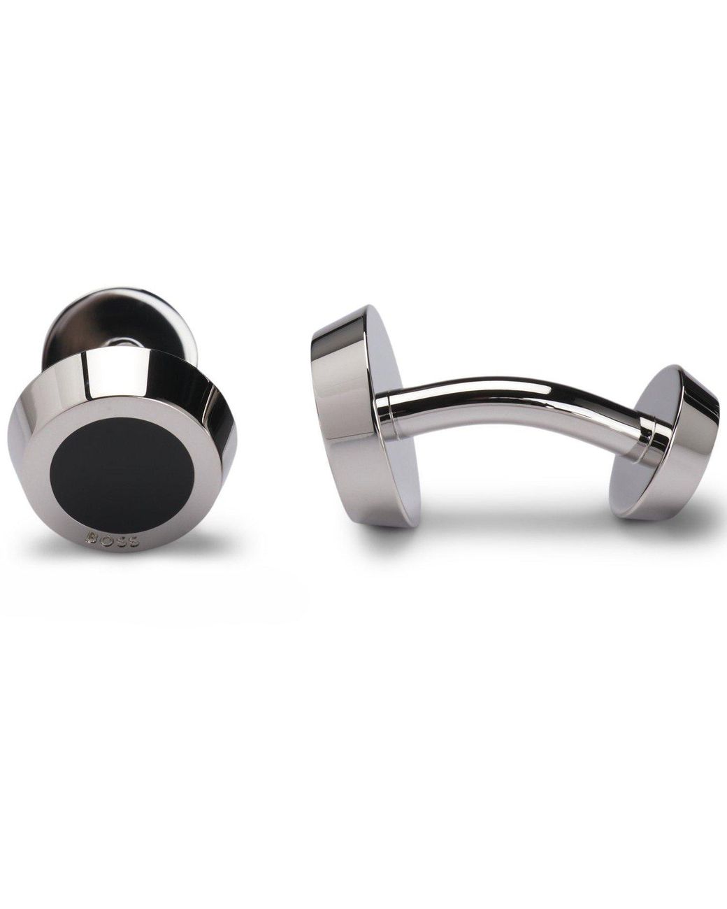 Boss Black Simony Polished-Tone Cufflinks for men