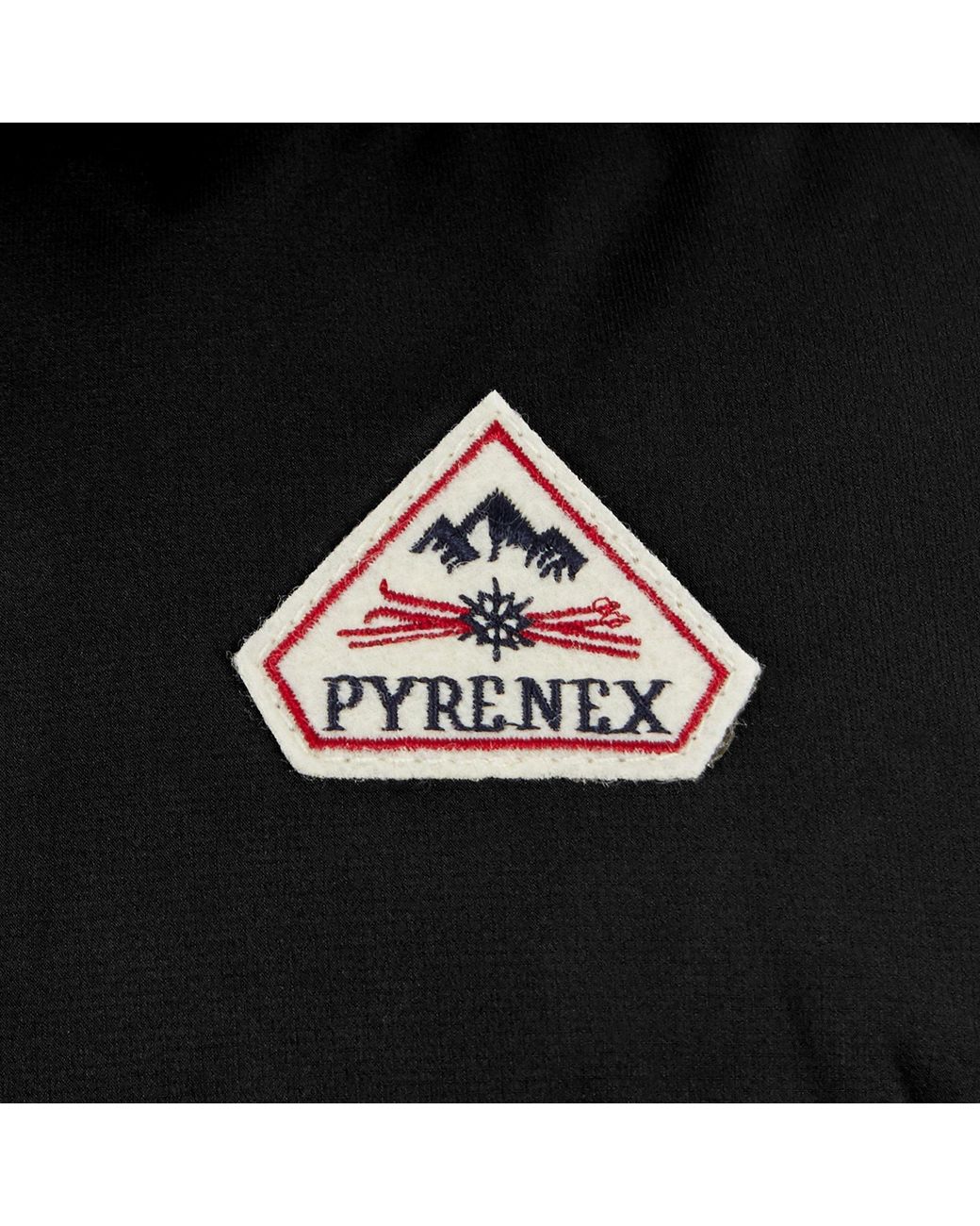 Pyrenex Black Spoutnic Water Resistant Duck Down Hooded Gilet for men