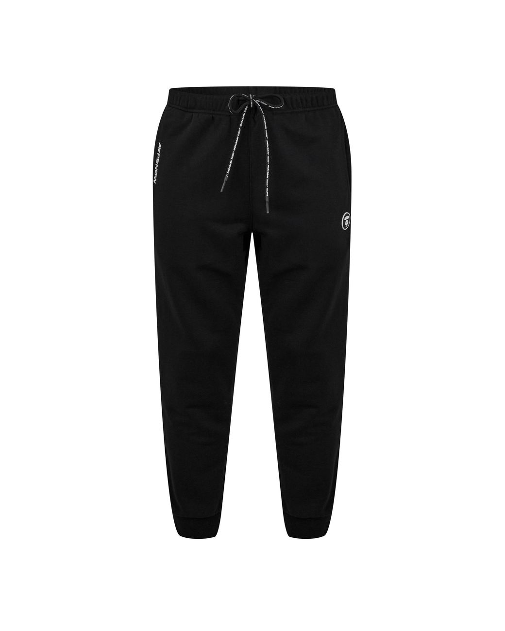 Aape Black Moon Face Jogging Bottoms for men