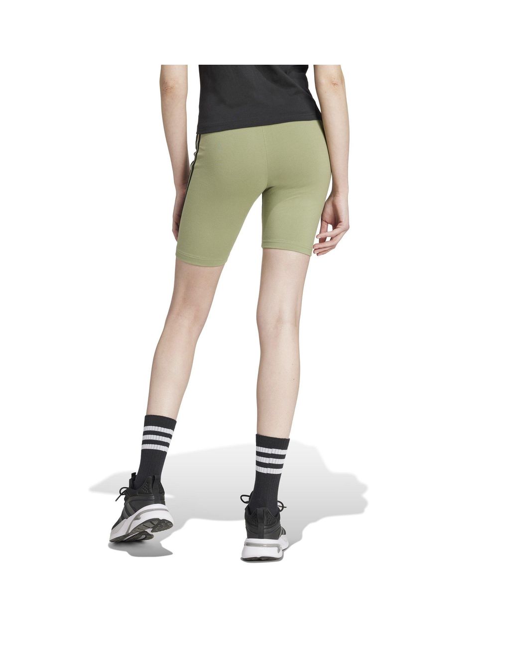 Adidas Green Future Icons 3-Stripes Cycling Shorts