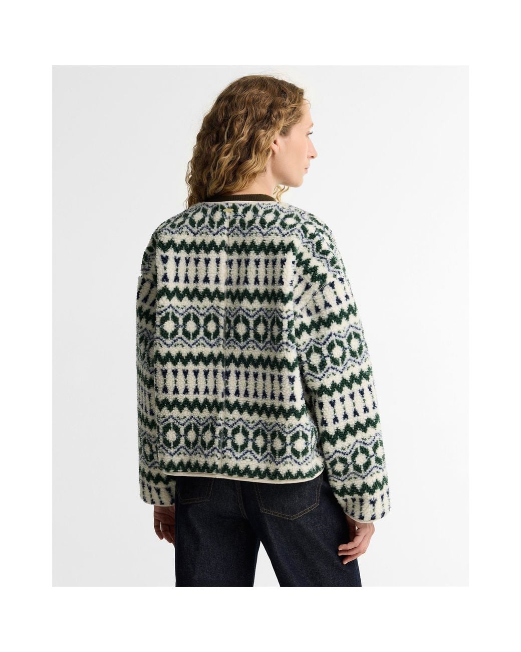 Barbour Green Aspen Sherpa Jacket
