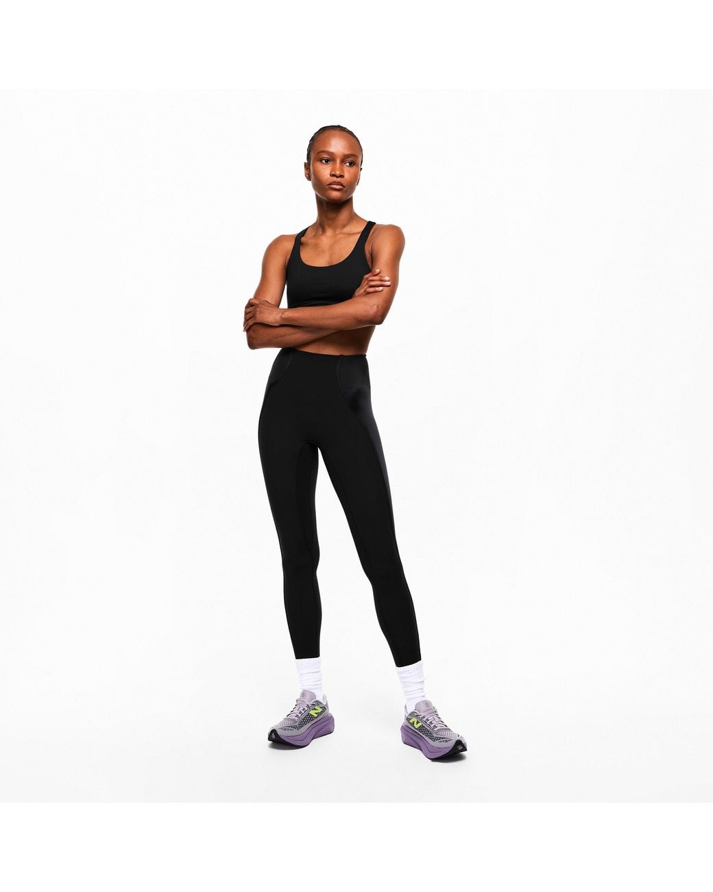 lululemon athletica Black Align 25 Satin High-Waisted Gym Leggings