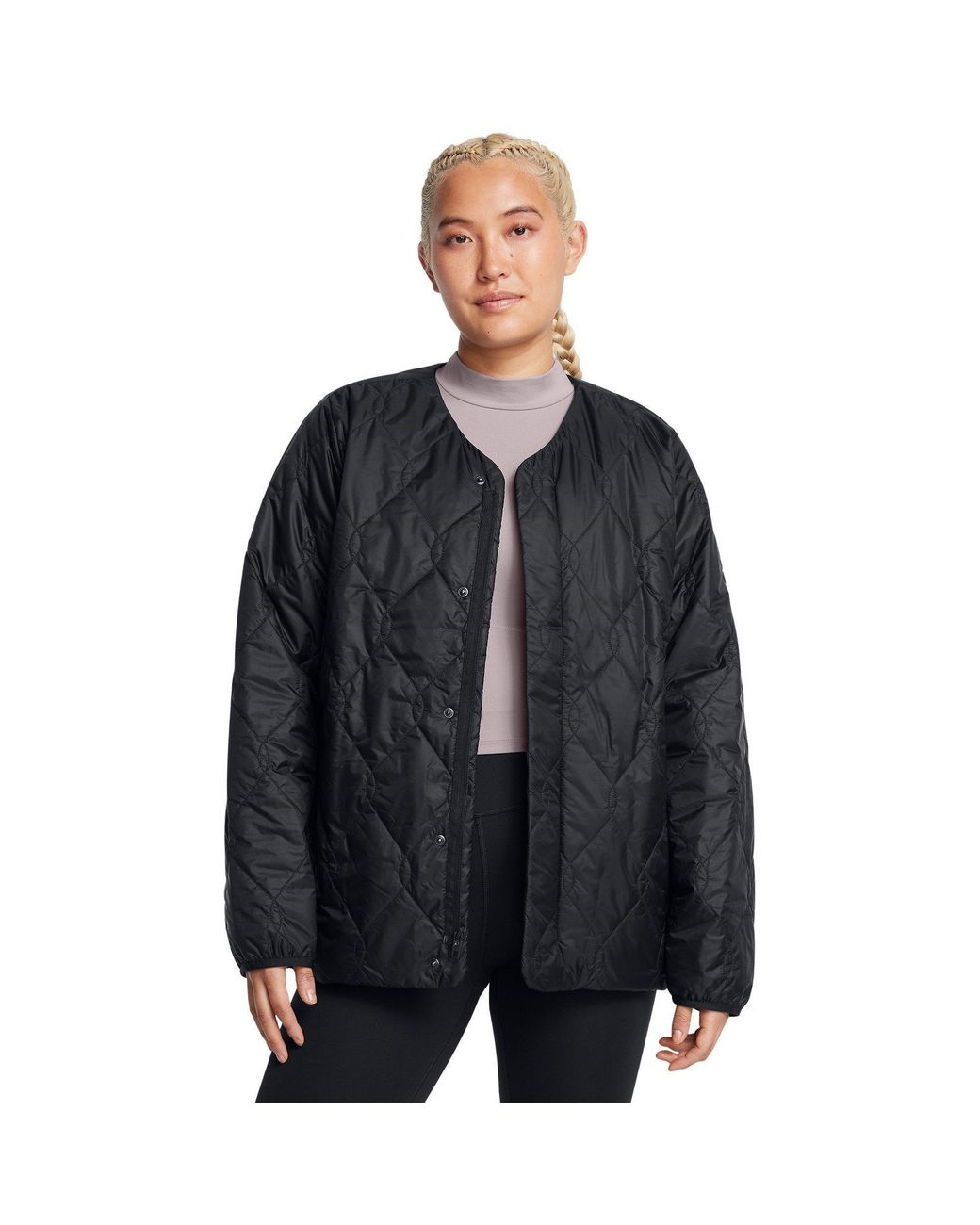 Under Armour Black Diamond Water-Repellent Fitted Quilted Jacket