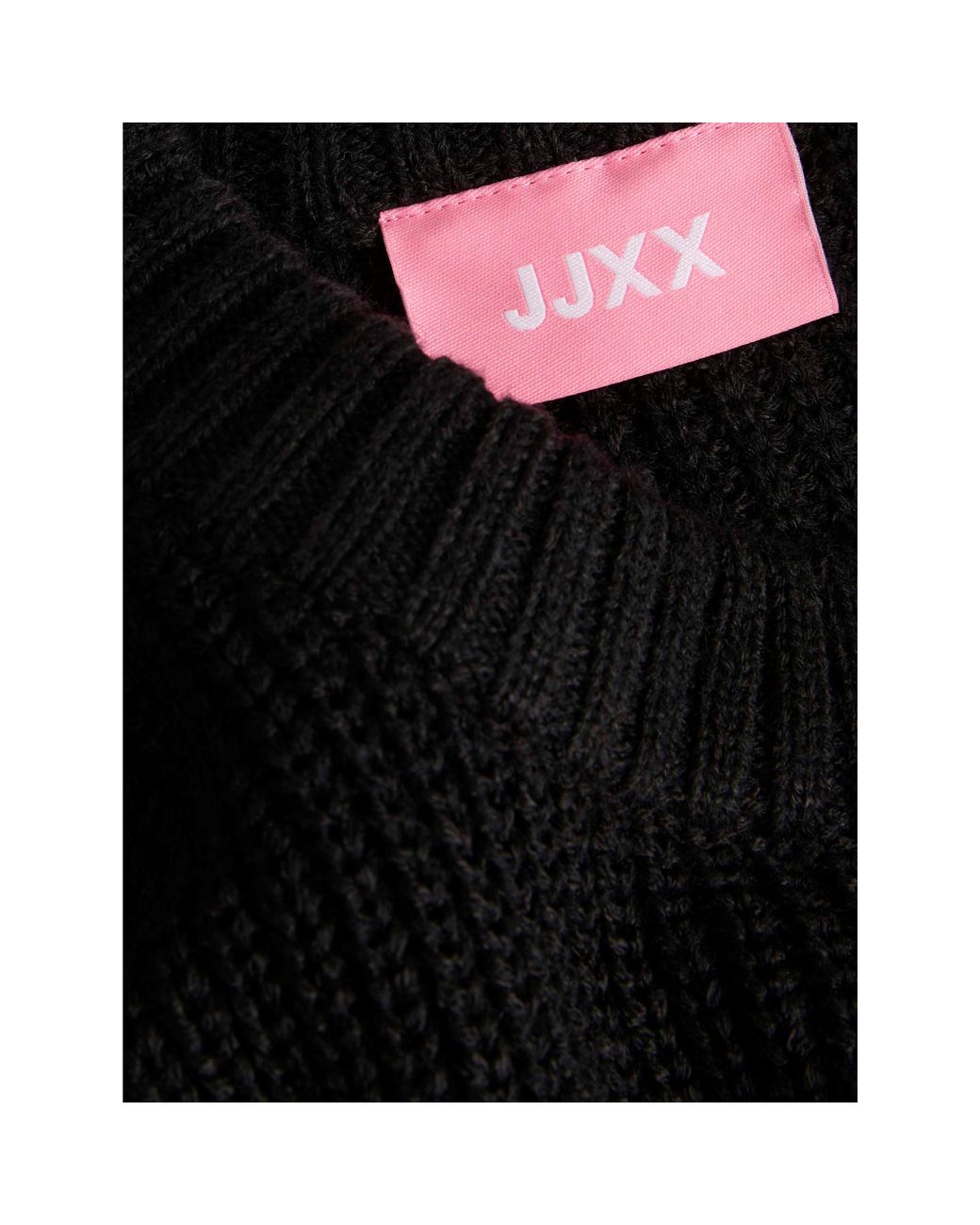 JJXX Black Global Knitted Crew Neck Jumper