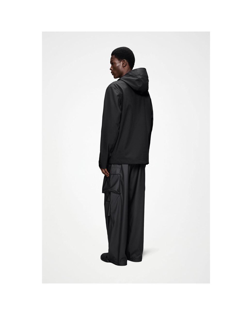 Rains Black Suva Softshell Waterproof Jacket