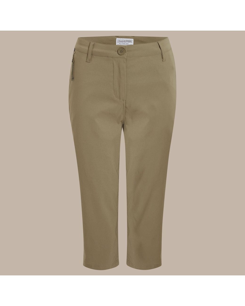 Craghoppers Natural Kiwi Pro Iii Cropped-Leg Trousers