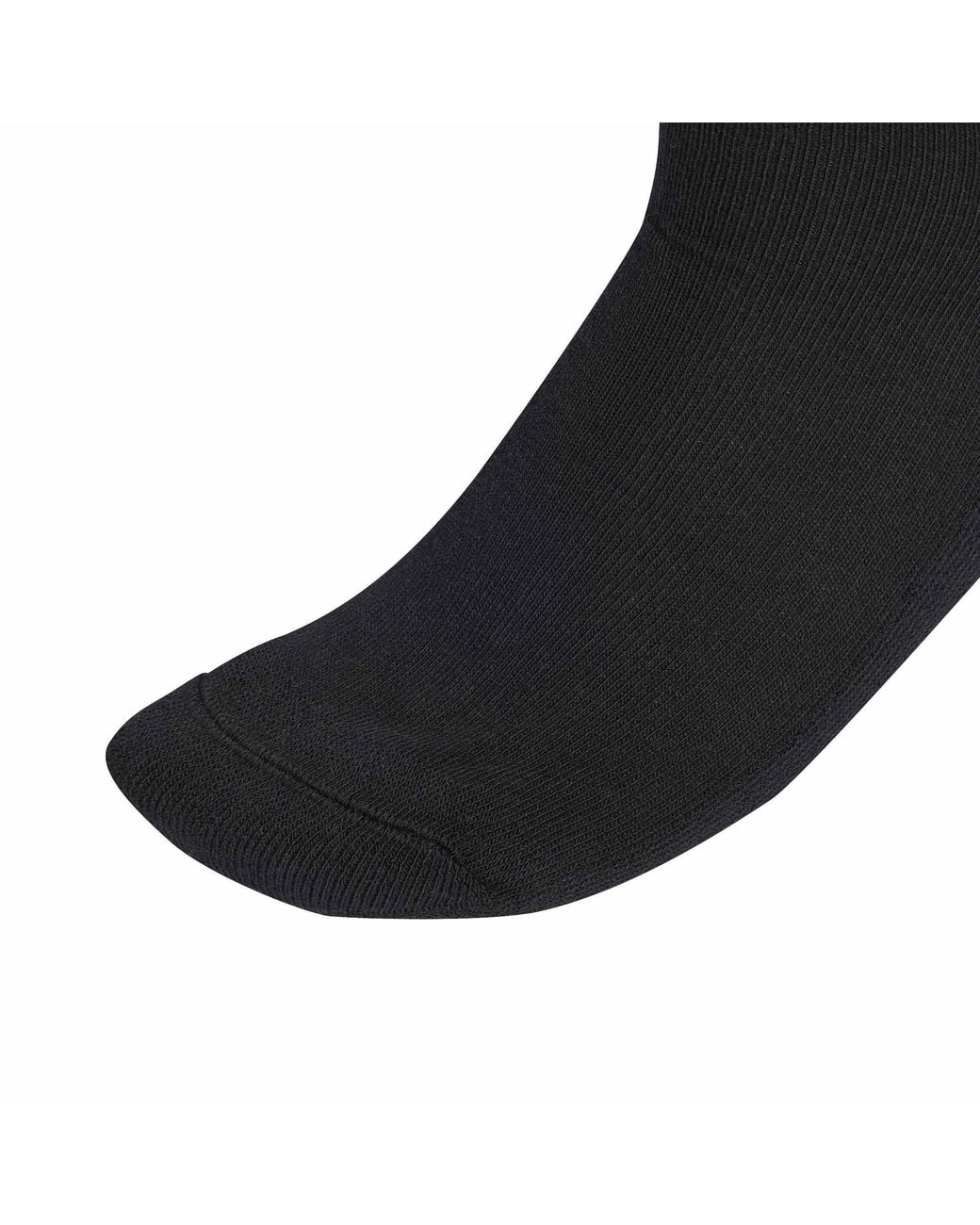 Adidas Originals White 3S Cotton Ankle Socks 3 Pack