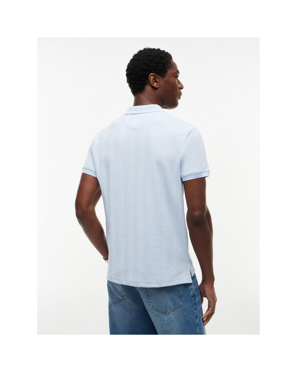 Tommy Hilfiger Blue Short Sleeve Polo Shirt for men