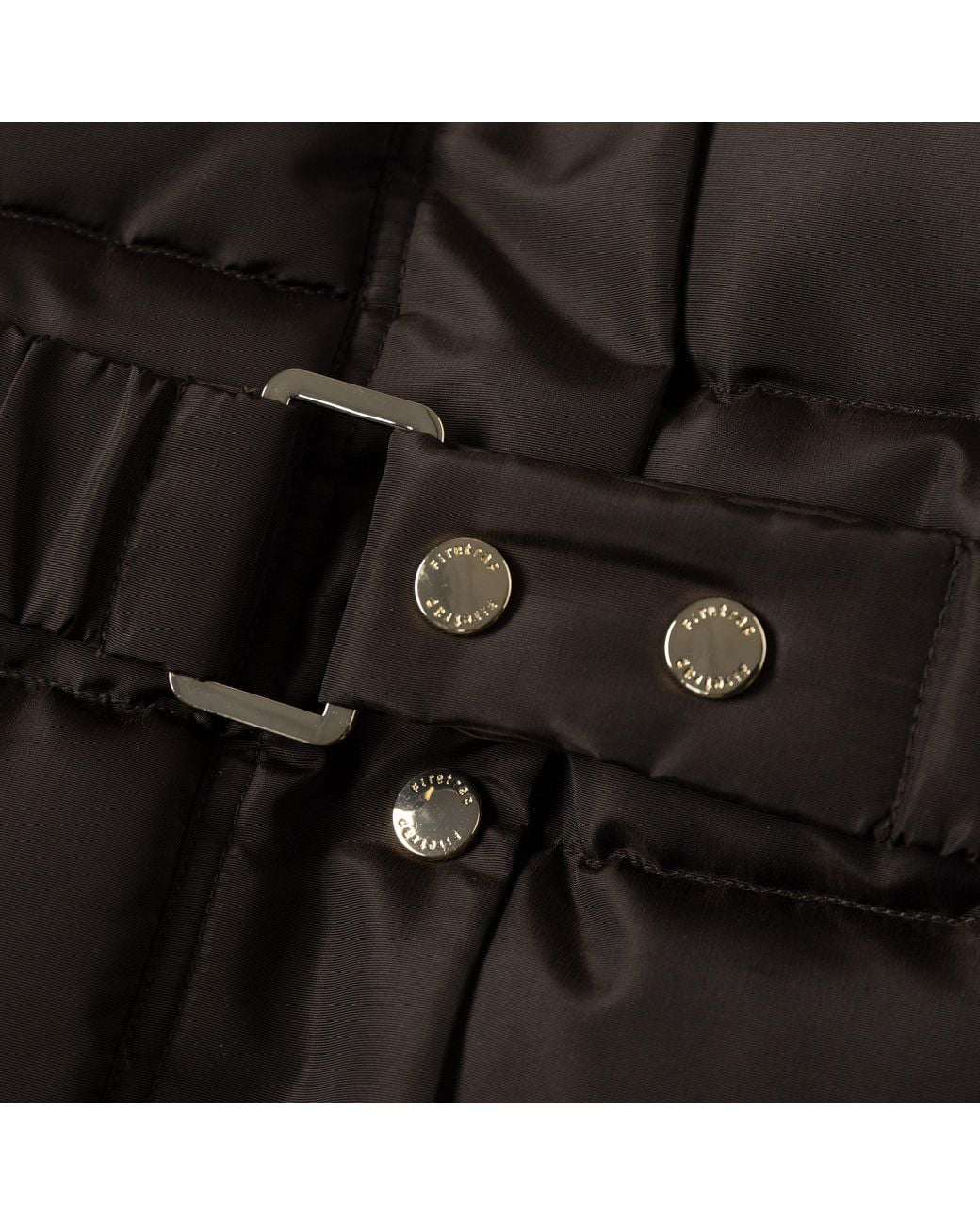 Firetrap Black Long Sleeve Mid-Length Puffer Jacket