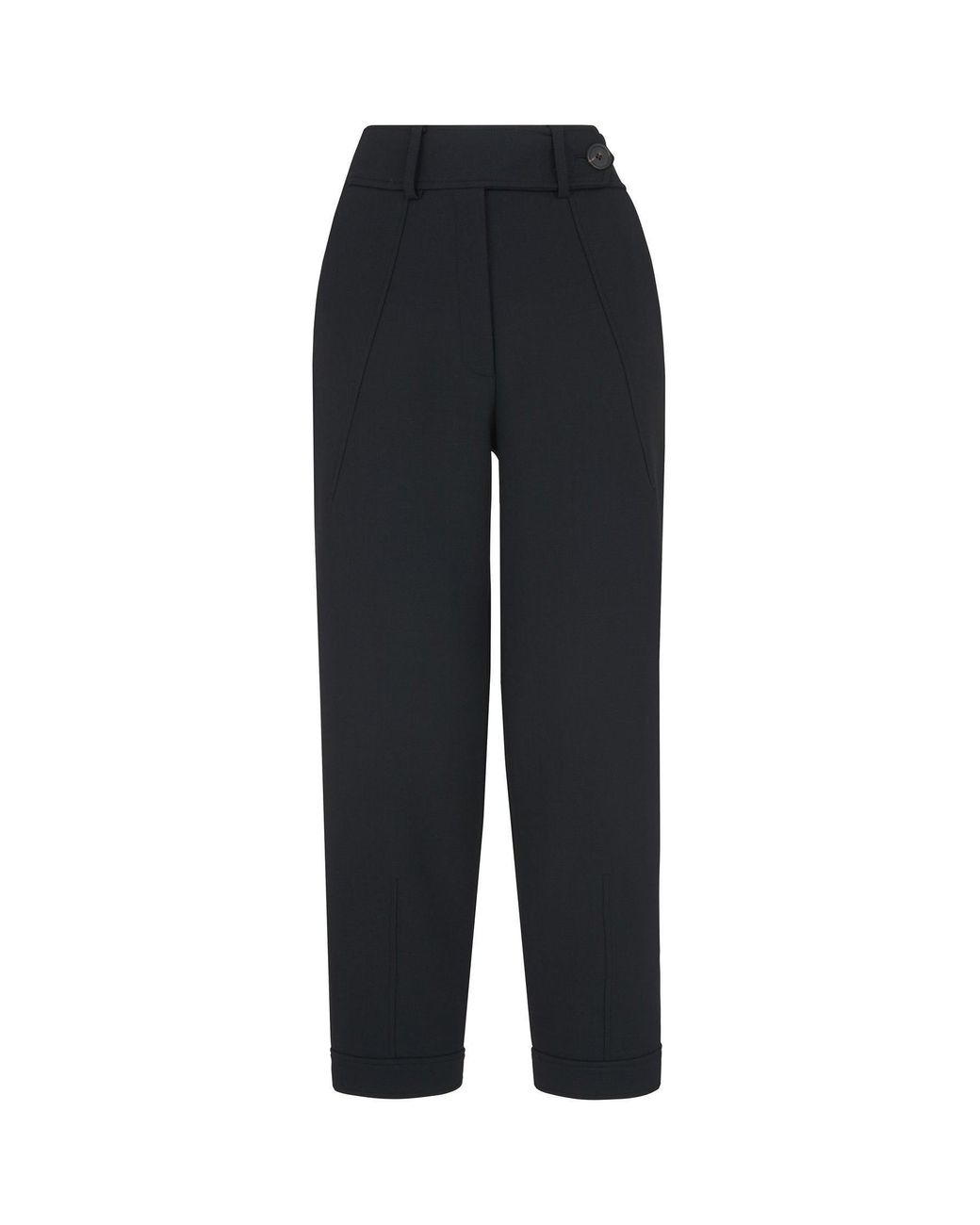 Whistles Blue Premium Tapered Leg Trousers