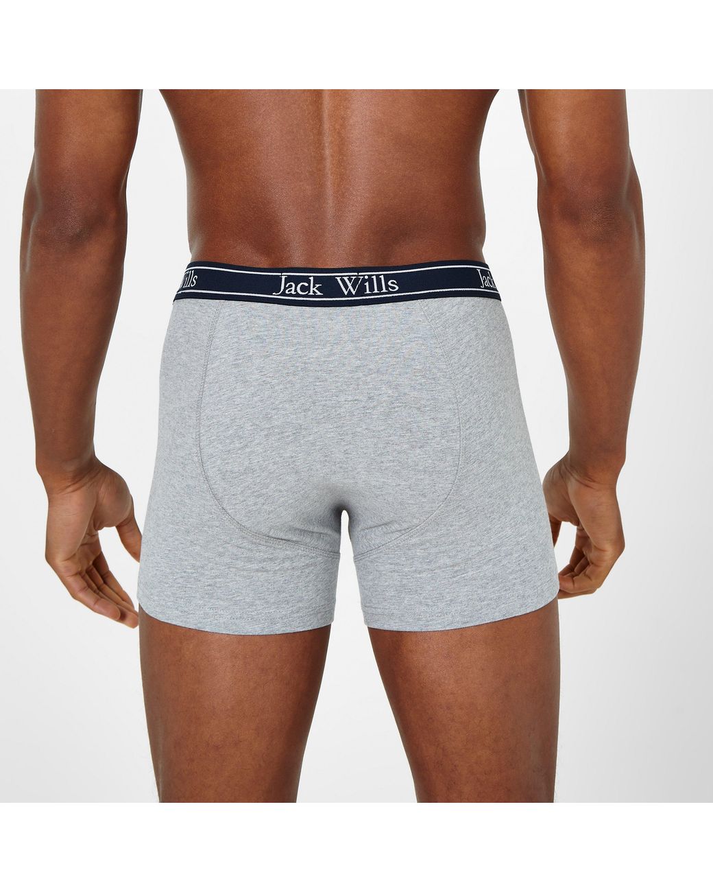 Jack Wills Blue Jw Daundley Boxers 3 Pack for men