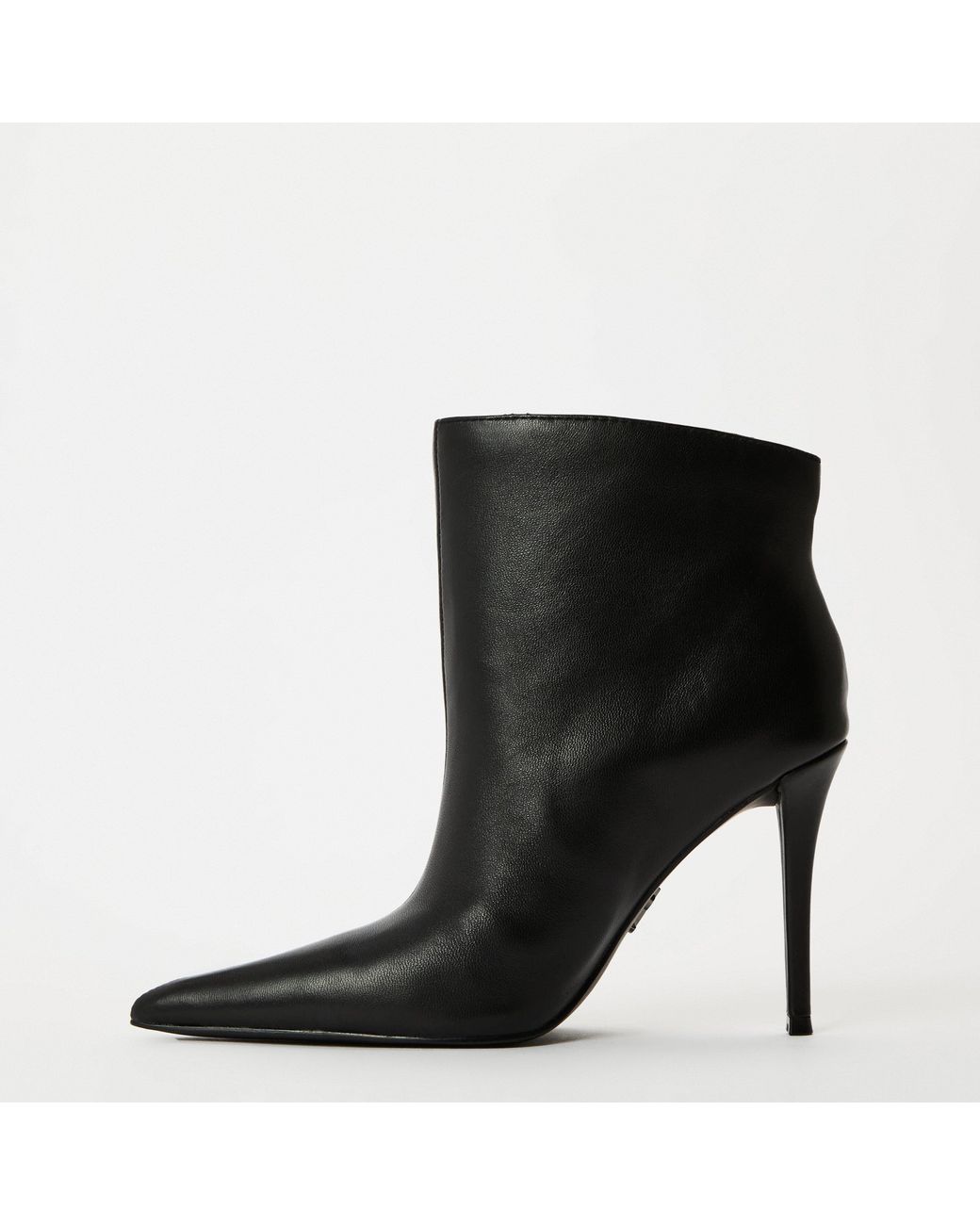 Steve Madden Black Sentinel Ankle Heeled Boots