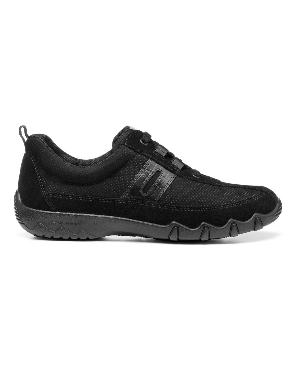 Hotter Black Leanne Ii Extra Wide Trainers