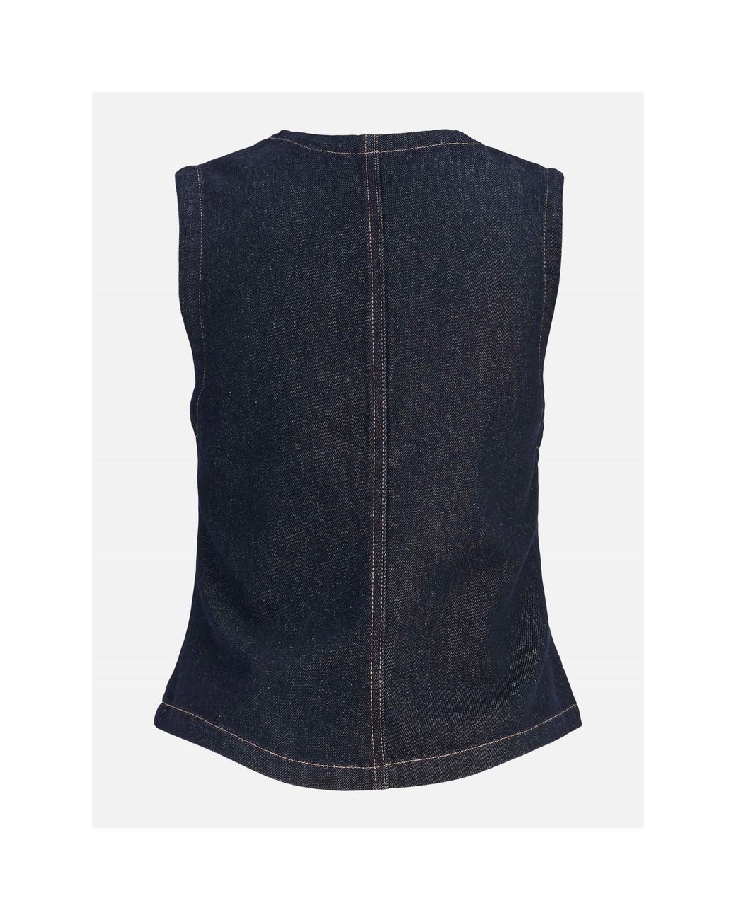 JJXX Blue Denim Sleeveless Shirt