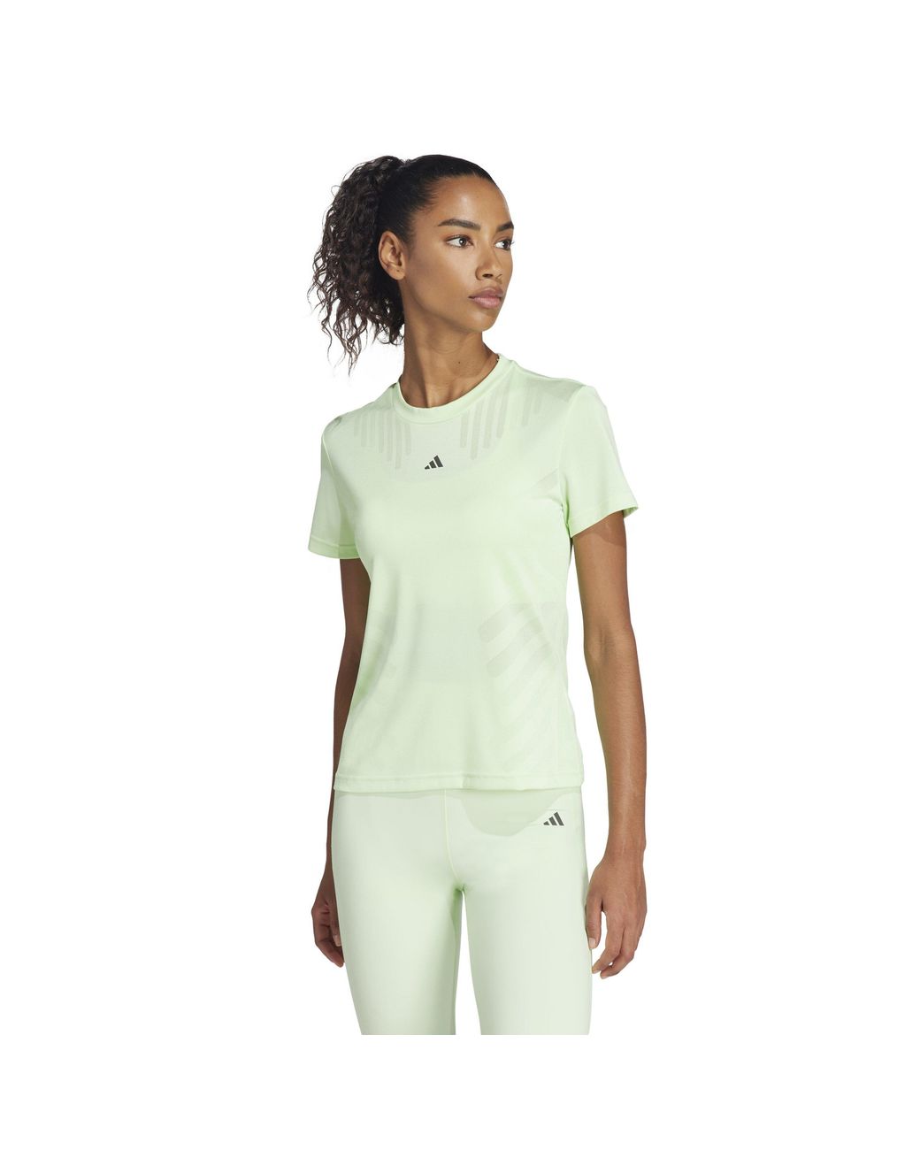 Adidas Green High Intensity Interval Training Arch T-Shirt