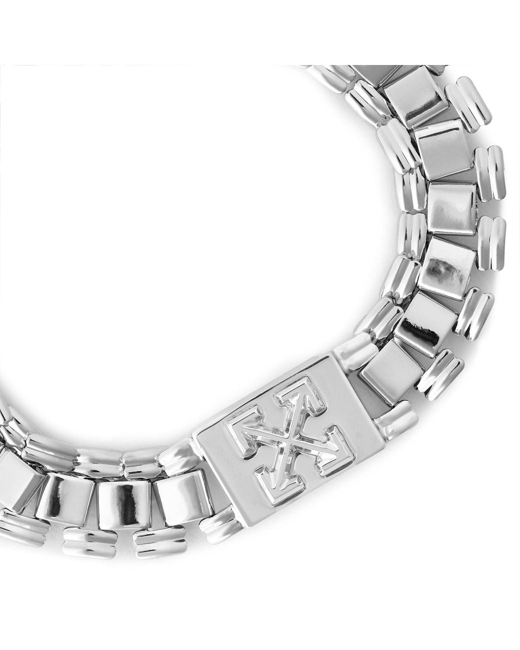 Off-White c/o Virgil Abloh Metallic Link Bracelet for men