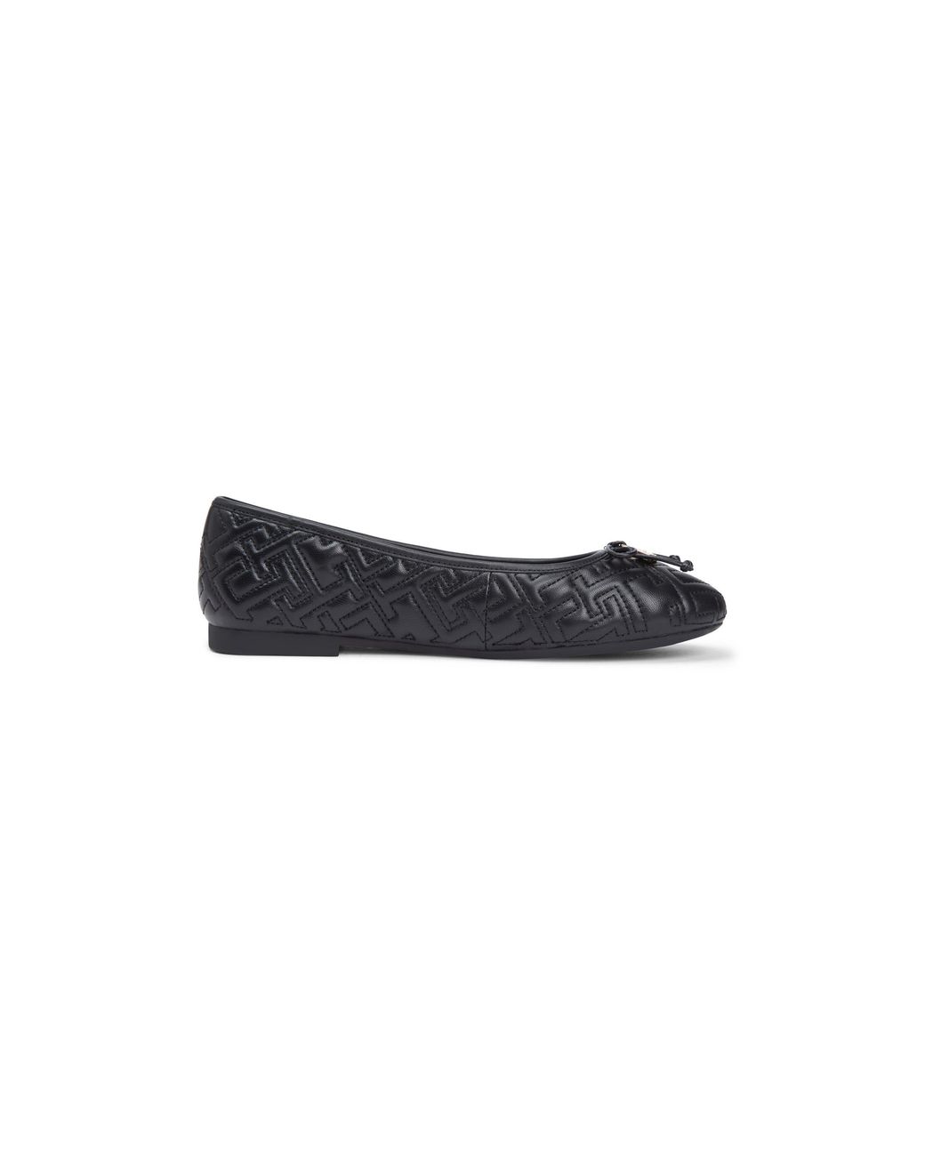 Tommy Hilfiger Blue Quilt Ballerina Ballet Pumps