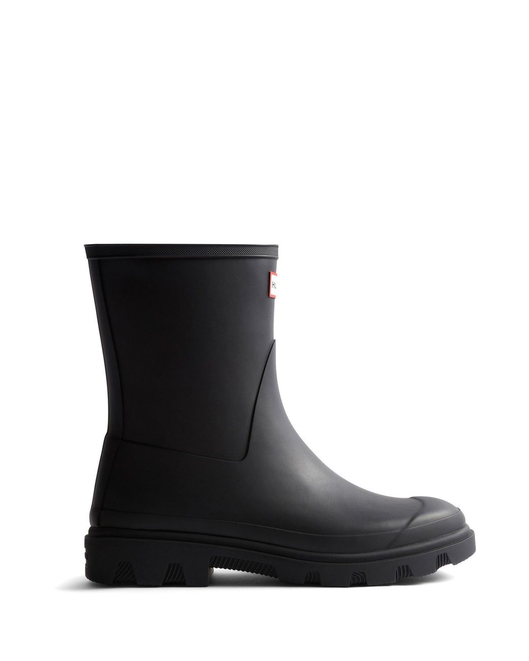 Hunter Black Downpour Short Wellingtons