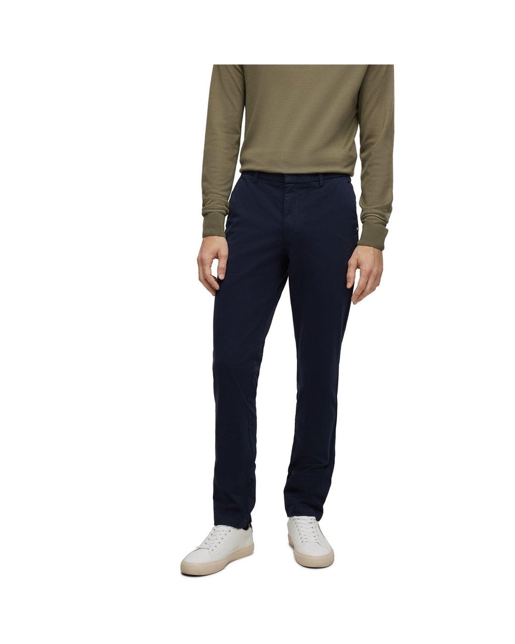 Boss Blue Hbb Kaiton Slim-Fit Chinos for men