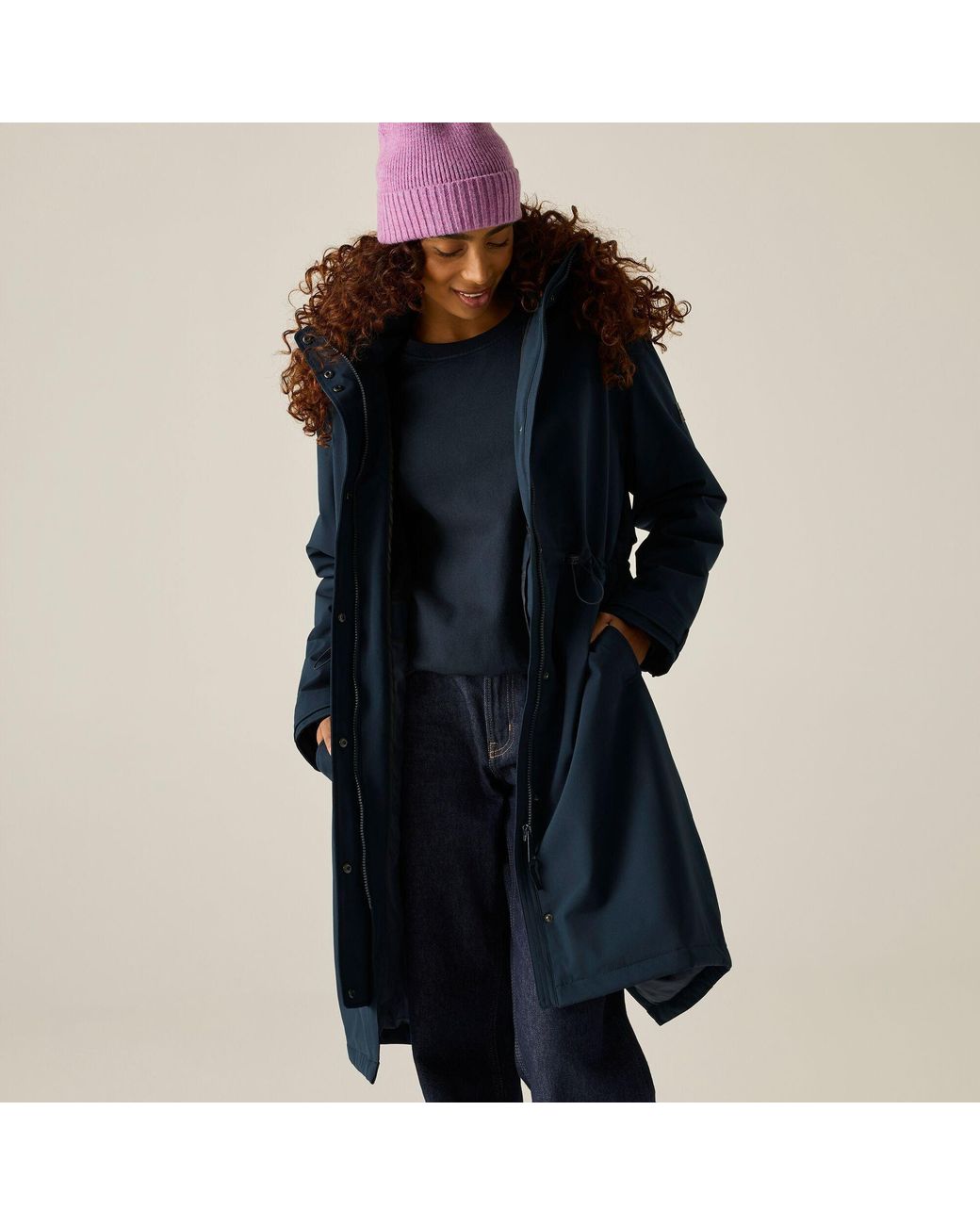 Regatta Blue Yasira Waterproof Jacket