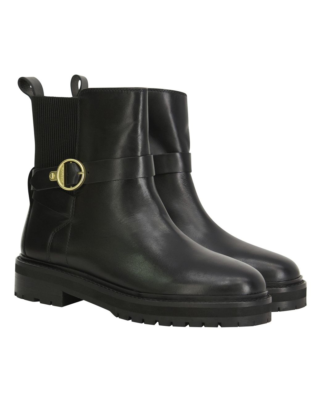 Barbour Black Alexandra Modern Heritage Leather Chelsea Boots
