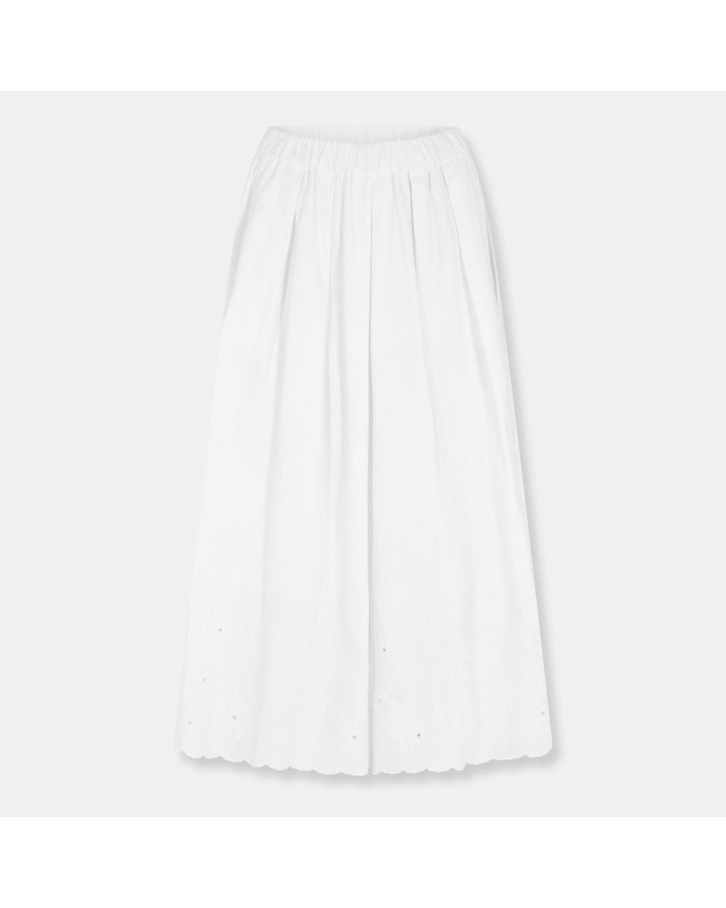 Weekend by Maxmara White Pio Midi Skirt