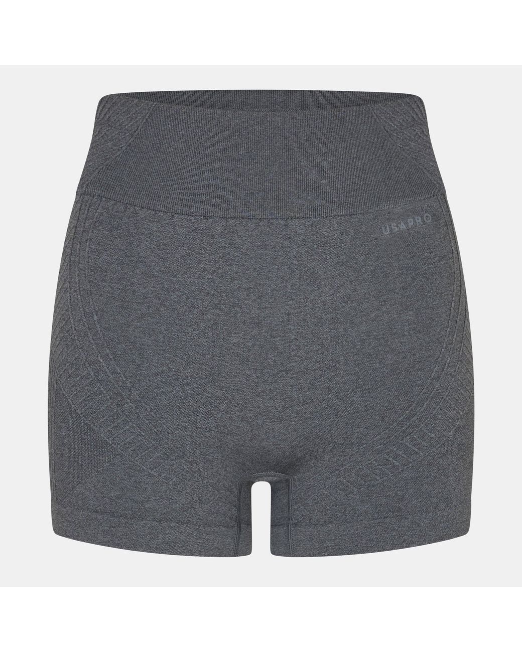 Usa Pro Gray Seamless 3 Inch Shorts