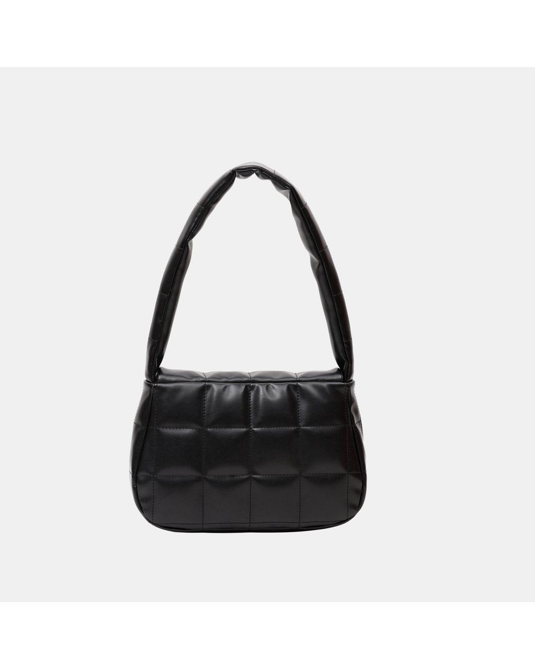 Firetrap Black Faux Leather Shoulder Bag