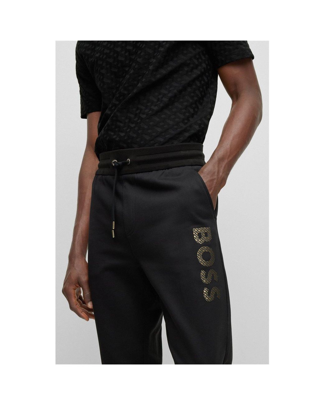 Boss Black Closed Hem Jersey Joggers for men