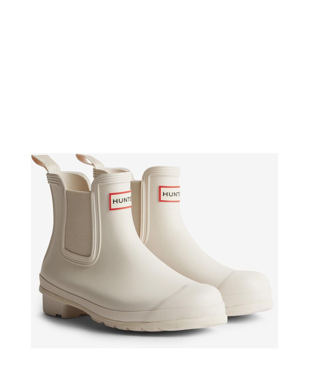 Hunter White Original Chelsea Boots