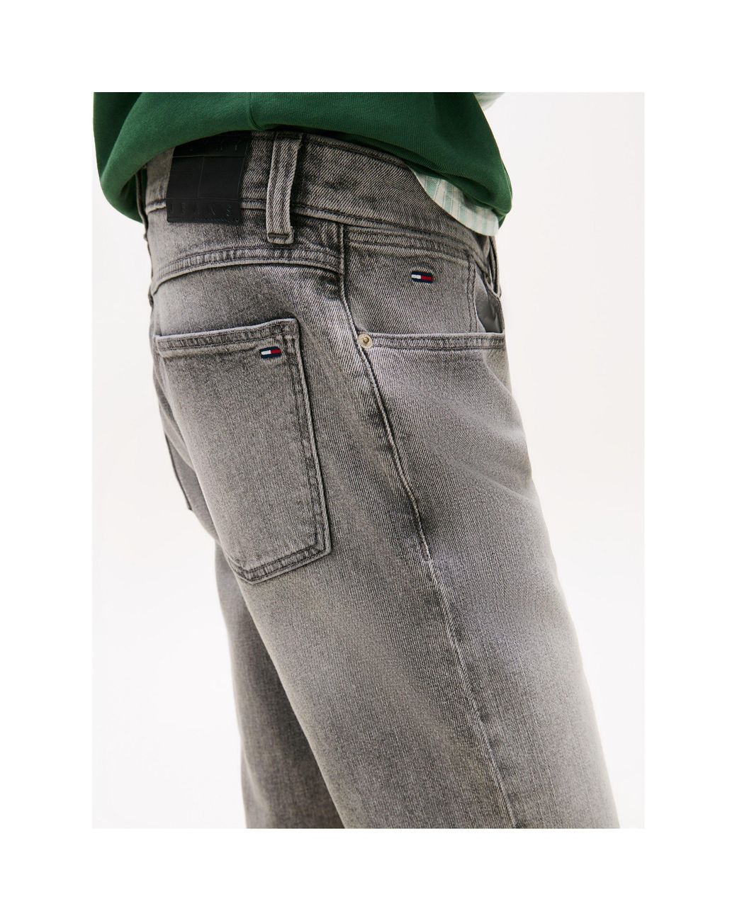 Tommy Hilfiger Gray Ronnie Denim Shorts for men