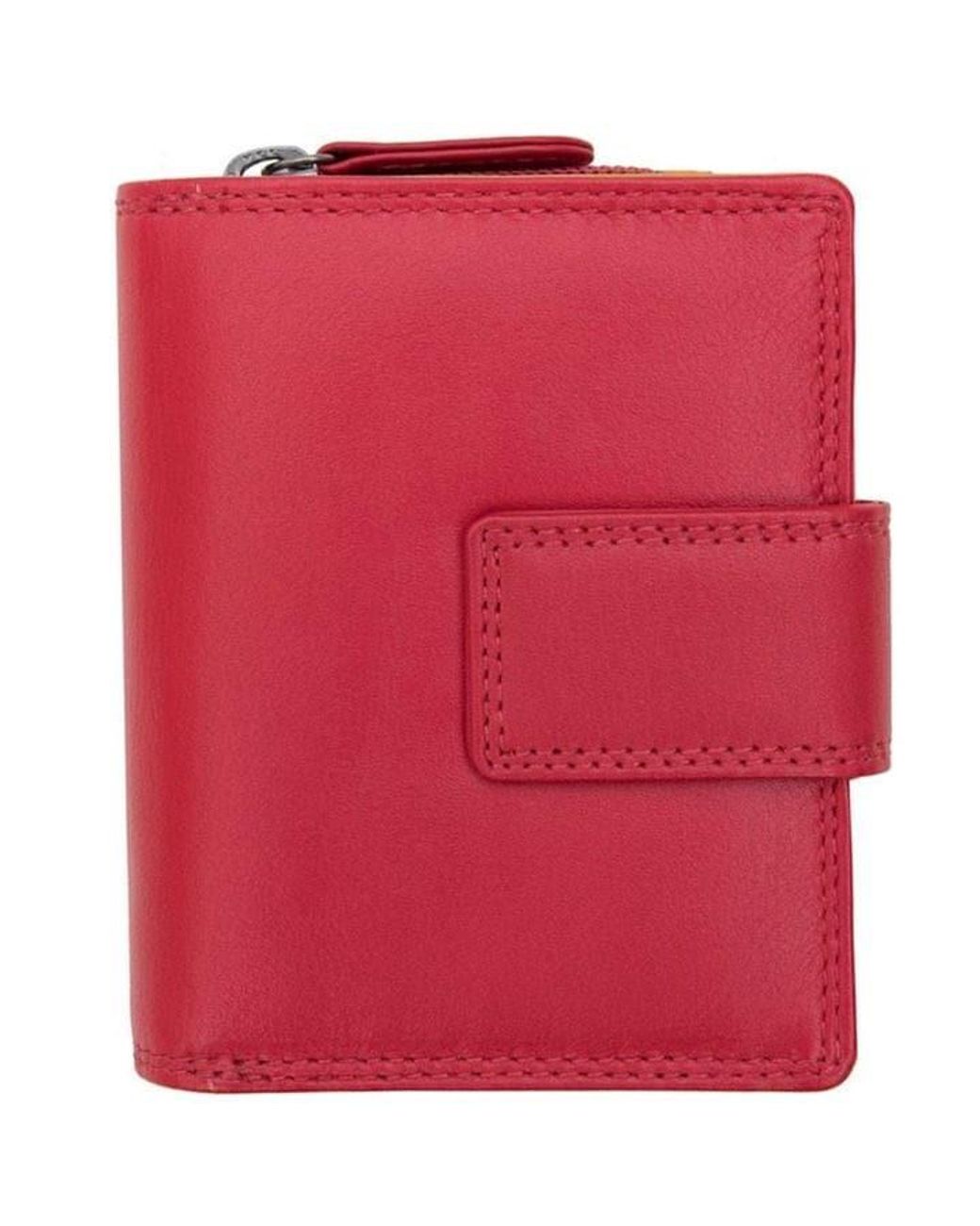 primehide red London Collection Small Trifold Purse