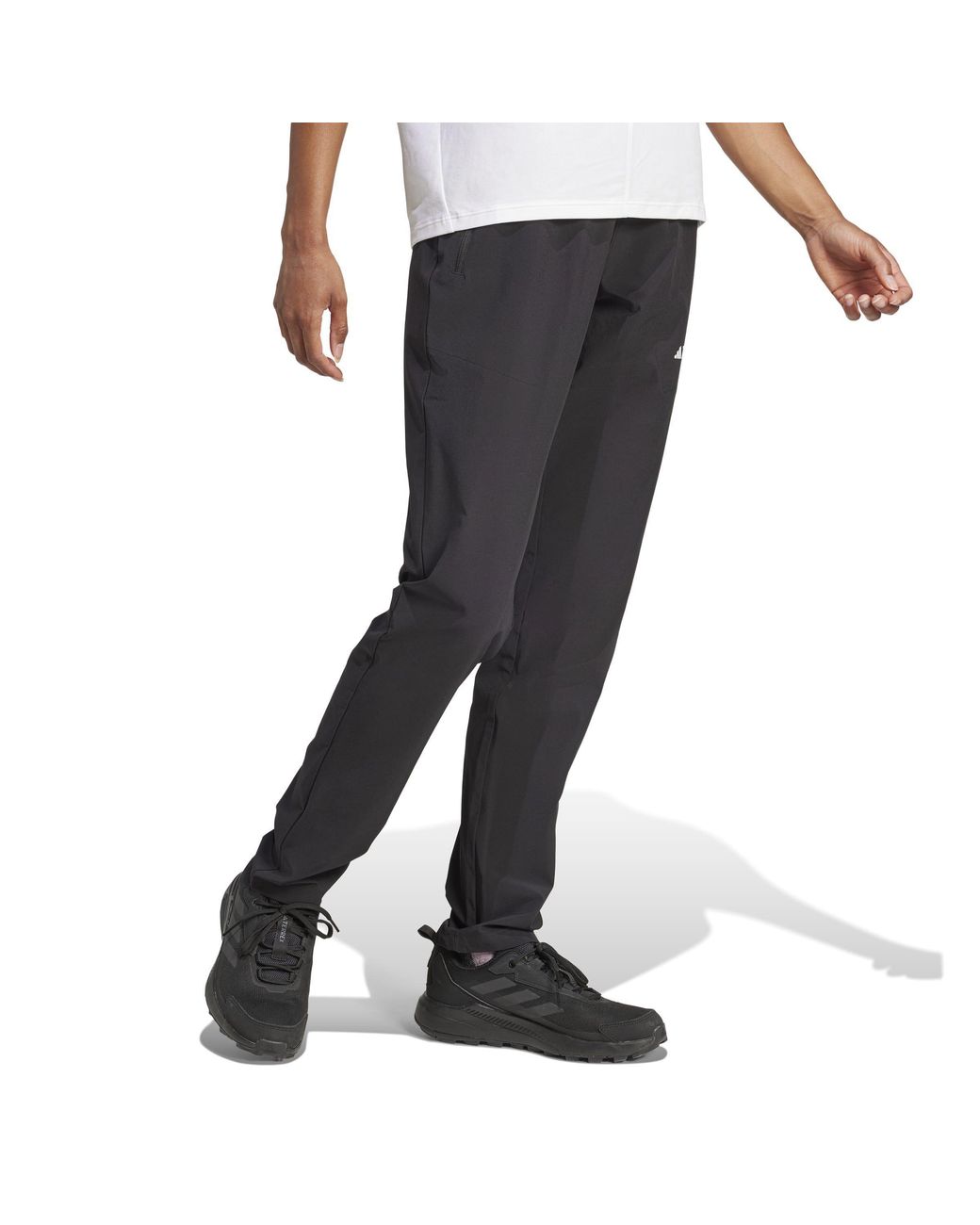 Adidas Gray Multi Essentials Stretch Joggers