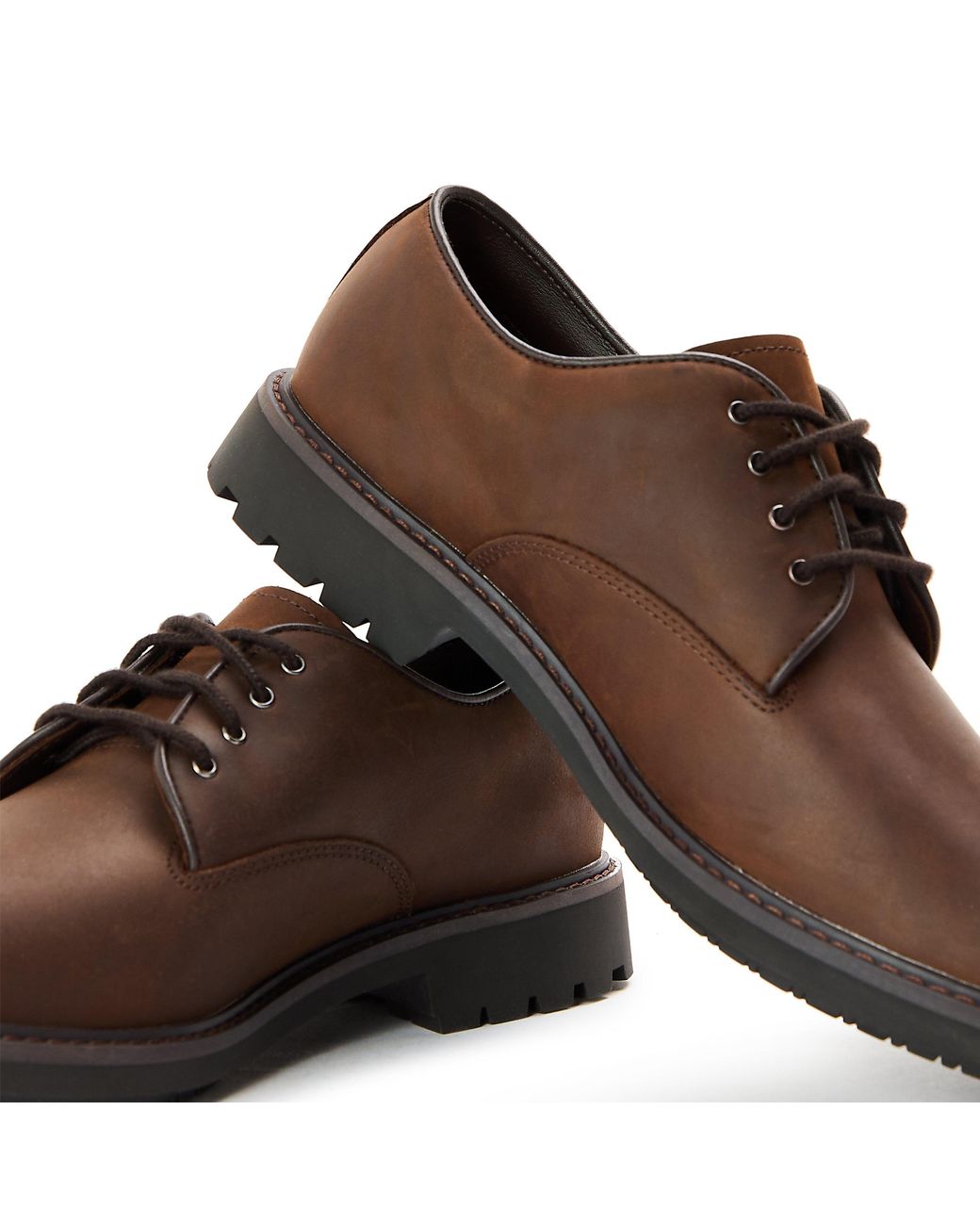 Timberland Brown Waterproof Derby Shoes for men