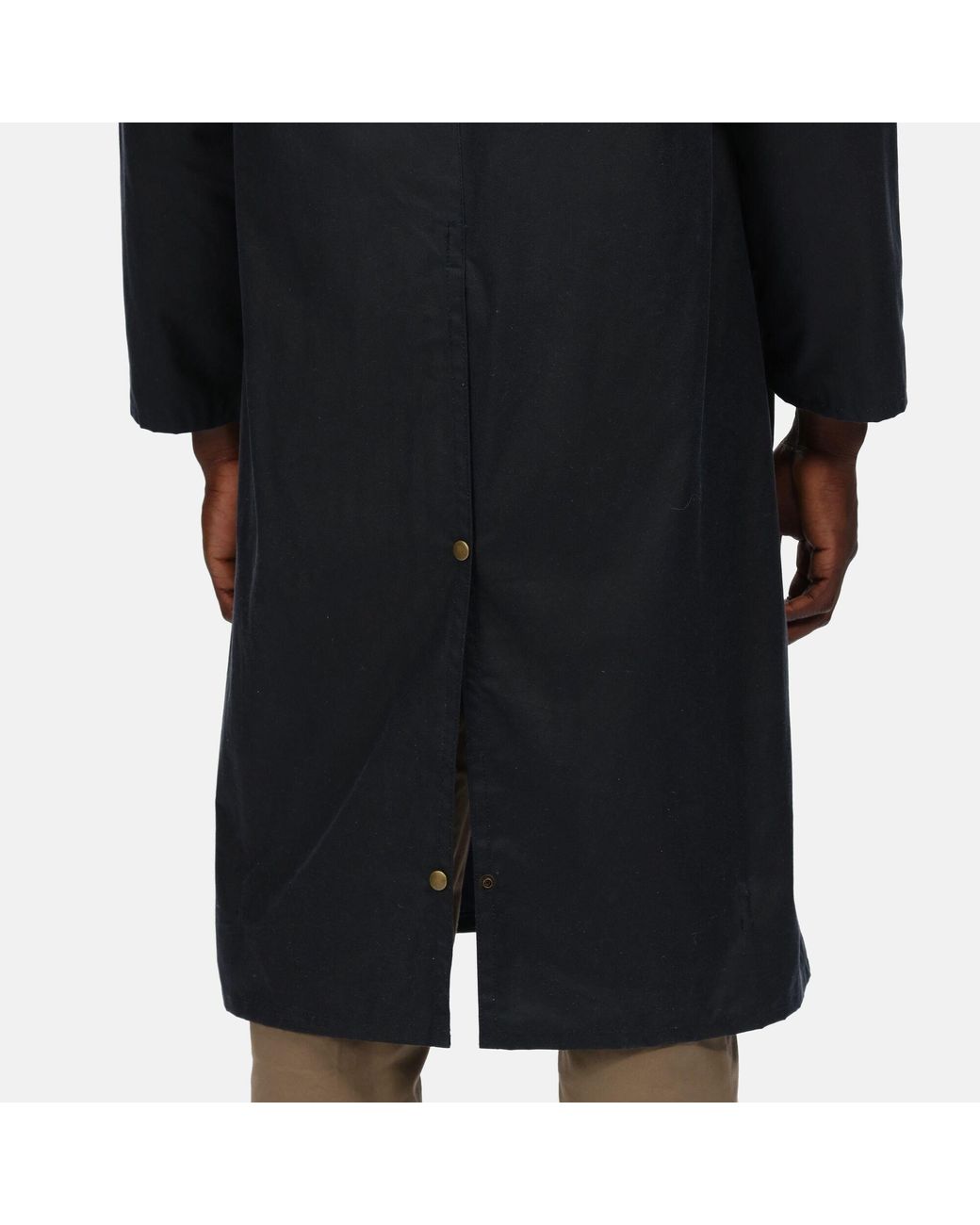 Regatta Black Cranbrook Wax Cotton Riding Quilted Jacket for men