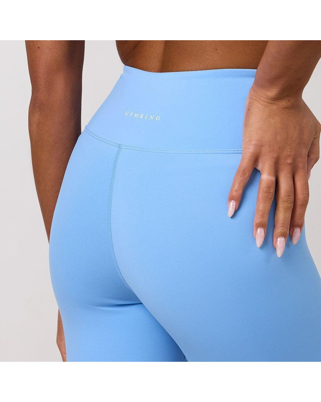 Gym King Blue 365 Wrap Over Legging